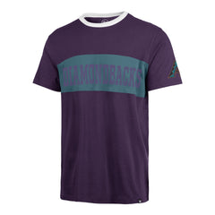 ARIZONA DIAMONDBACKS COOPERSTOWN DOUBLE HEADER CLOSER PARKER '47 TEE REGENT PURPLE