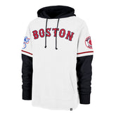 BOSTON RED SOX COOPERSTOWN TRIFECTA '47 SHORTSTOP PULLOVER HOOD WHITE WASH