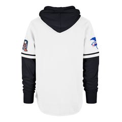 DETROIT TIGERS COOPERSTOWN TRIFECTA '47 SHORTSTOP PULLOVER HOOD WHITE WASH