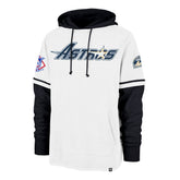HOUSTON ASTROS COOPERSTOWN TRIFECTA '47 SHORTSTOP PULLOVER HOOD WHITE WASH