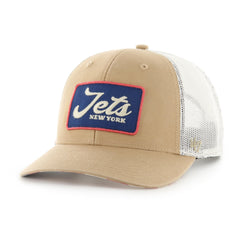 NEW YORK JETS GLORY DAZE STRAP '47 TRUCKER KHAKI