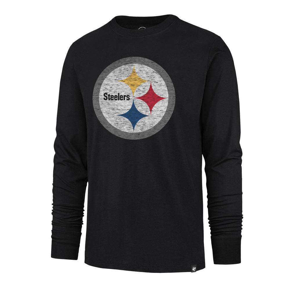 PITTSBURGH STEELERS PREMIER '47 FRANKLIN LONG SLEEVE FLINT BLACK