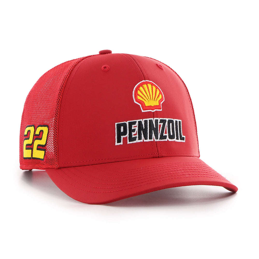 JOEY LOGANO TEAM PENSKE TRIPLE HIT BRRR '47 TRUCKER RED