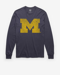 MICHIGAN WOLVERINES PREMIER '47 FRANKLIN LONG SLEEVE ATLAS BLUE