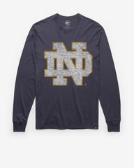 NOTRE DAME FIGHTING IRISH PREMIER '47 FRANKLIN LONG SLEEVE ATLAS BLUE