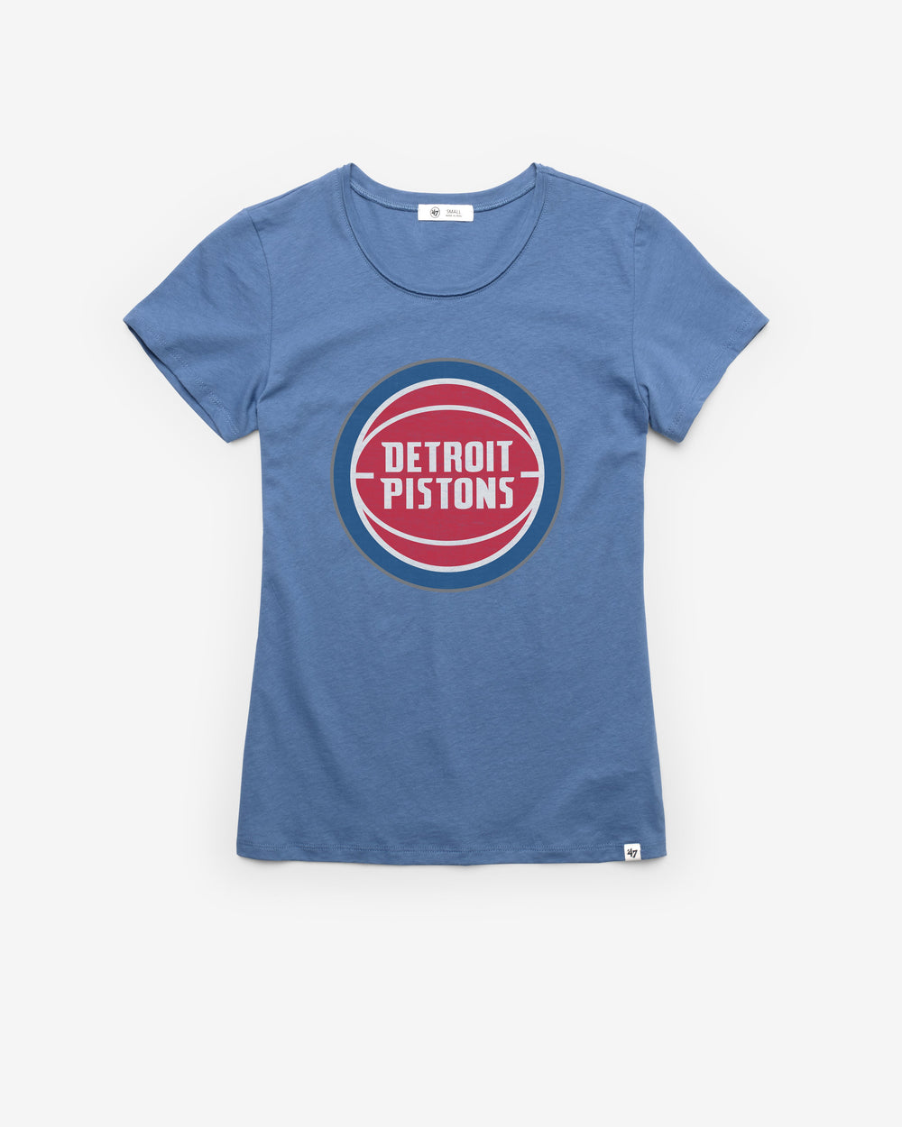 DETROIT PISTONS PREMIER '47 FRANKIE TEE WOMENS CADET BLUE