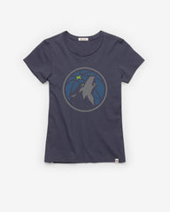 MINNESOTA TIMBERWOLVES PREMIER '47 FRANKIE TEE WOMENS ATLAS BLUE