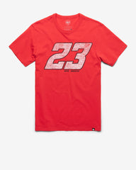 BUBBA WALLACE 23XI RACING DRIVER '47 FRANKLIN TEE RACER RED
