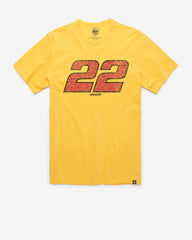 JOEY LOGANO TEAM PENSKE DRIVER '47 FRANKLIN TEE GOLDFINCH