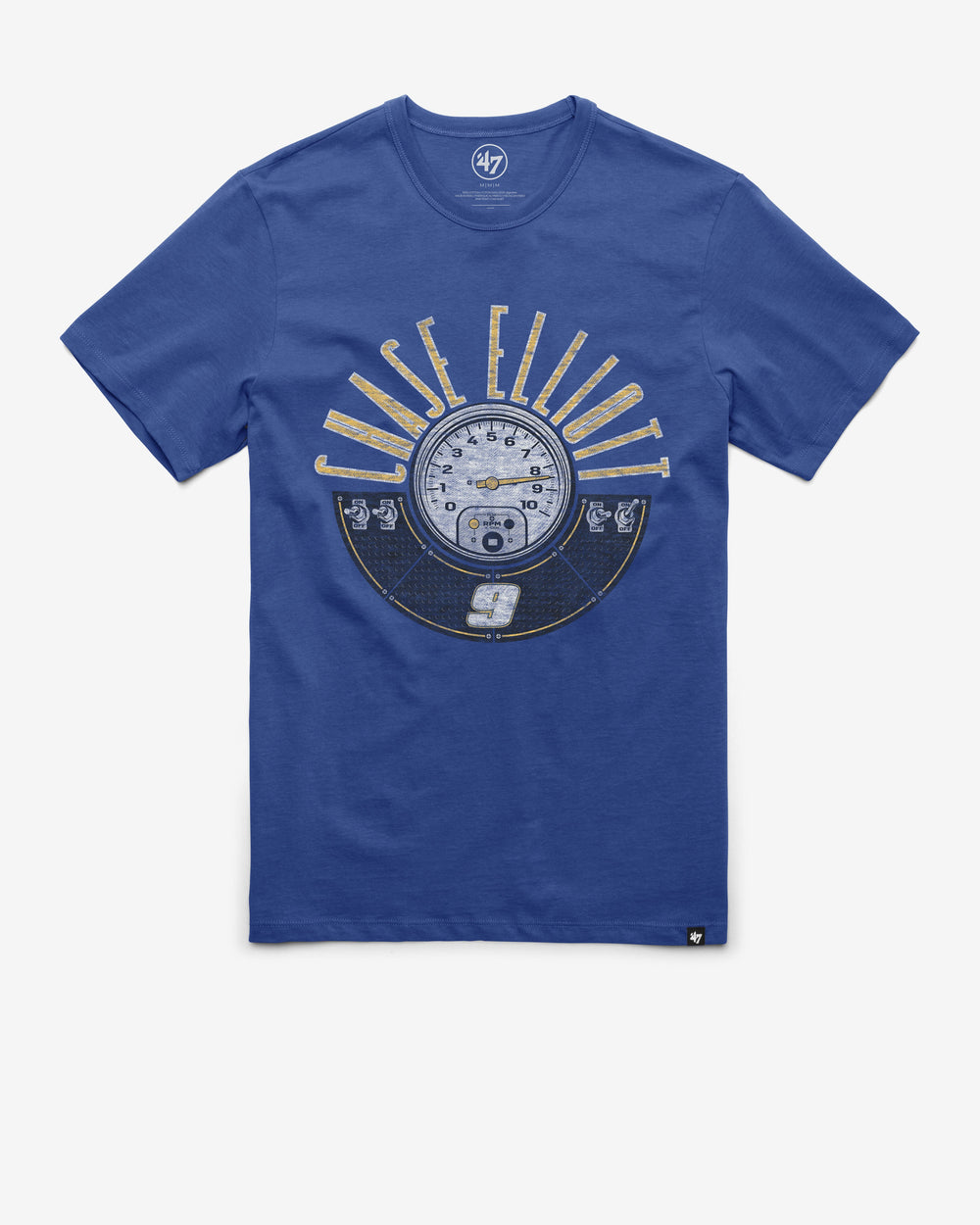 CHASE ELLIOTT HENDRICK MOTORSPORTS RPM '47 FRANKLIN TEE JETTY BLUE