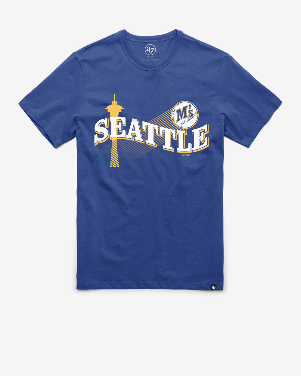 SEATTLE MARINERS COOPERSTOWN REGION '47 FRANKLIN TEE JETTY BLUE