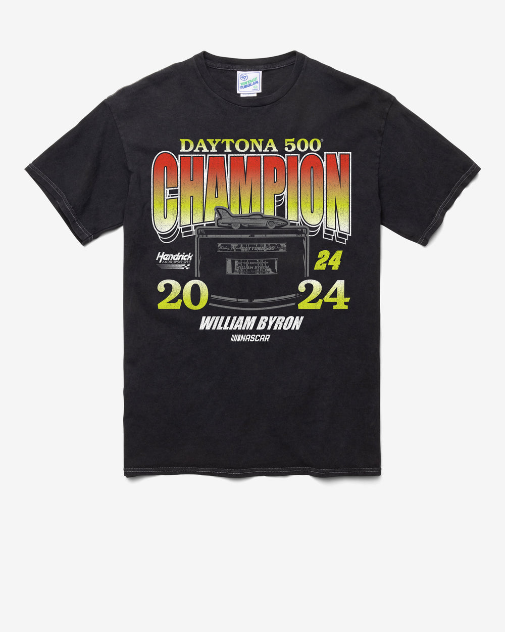 WILLIAM BYRON HENDRICK MOTORSPORTS DAYTONA 500 CHAMPION LOCKER '47 VINTAGE TUBULAR DT BLACK
