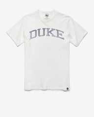 DUKE BLUE DEVILS CLASSIC BLOCK '47 SCRUM TEE WHITE WASH