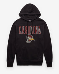 SOUTH CAROLINA GAMECOCKS VINTAGE STRAIGHT BLOCK '47 HEADLINE HOOD JET BLACK