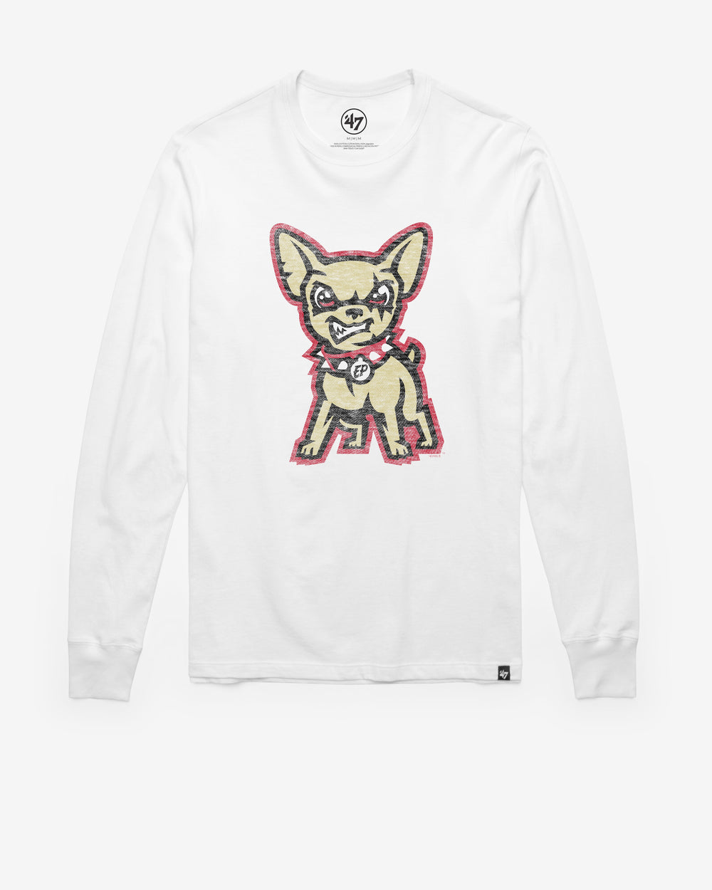 EL PASO CHIHUAHUAS PREMIER '47 FRANKLIN LONG SLEEVE TEE WHITE WASH
