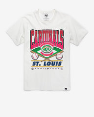 ST. LOUIS CARDINALS STRAIGHT SHOT '47 FRANKLIN TEE WHITE WASH