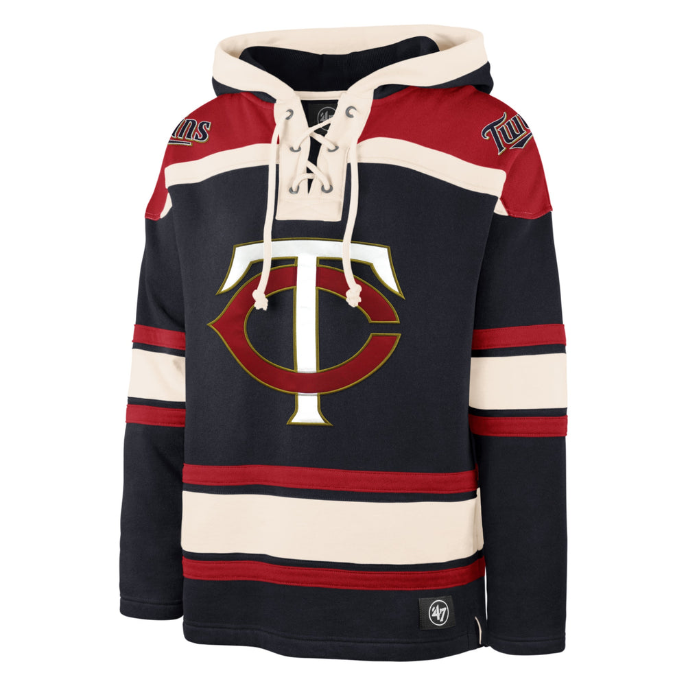 MINNESOTA TWINS SUPERIOR '47 LACER PULLOVER HOOD FALL NAVY