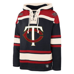 MINNESOTA TWINS SUPERIOR '47 LACER PULLOVER HOOD FALL NAVY