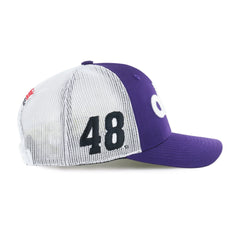 ALEX BOWMAN HENDRICK MOTORSPORTS TRIPLE HIT '47 TRUCKER PURPLE