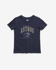 HOUSTON ASTROS COOPERSTOWN DOUBLE HEADER '47 FRANKLIN TEE KIDS ATLAS BLUE