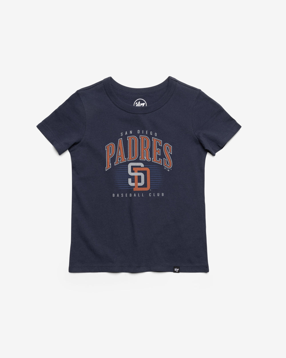 SAN DIEGO PADRES COOPERSTOWN DOUBLE HEADER '47 FRANKLIN TEE KIDS ATLAS BLUE
