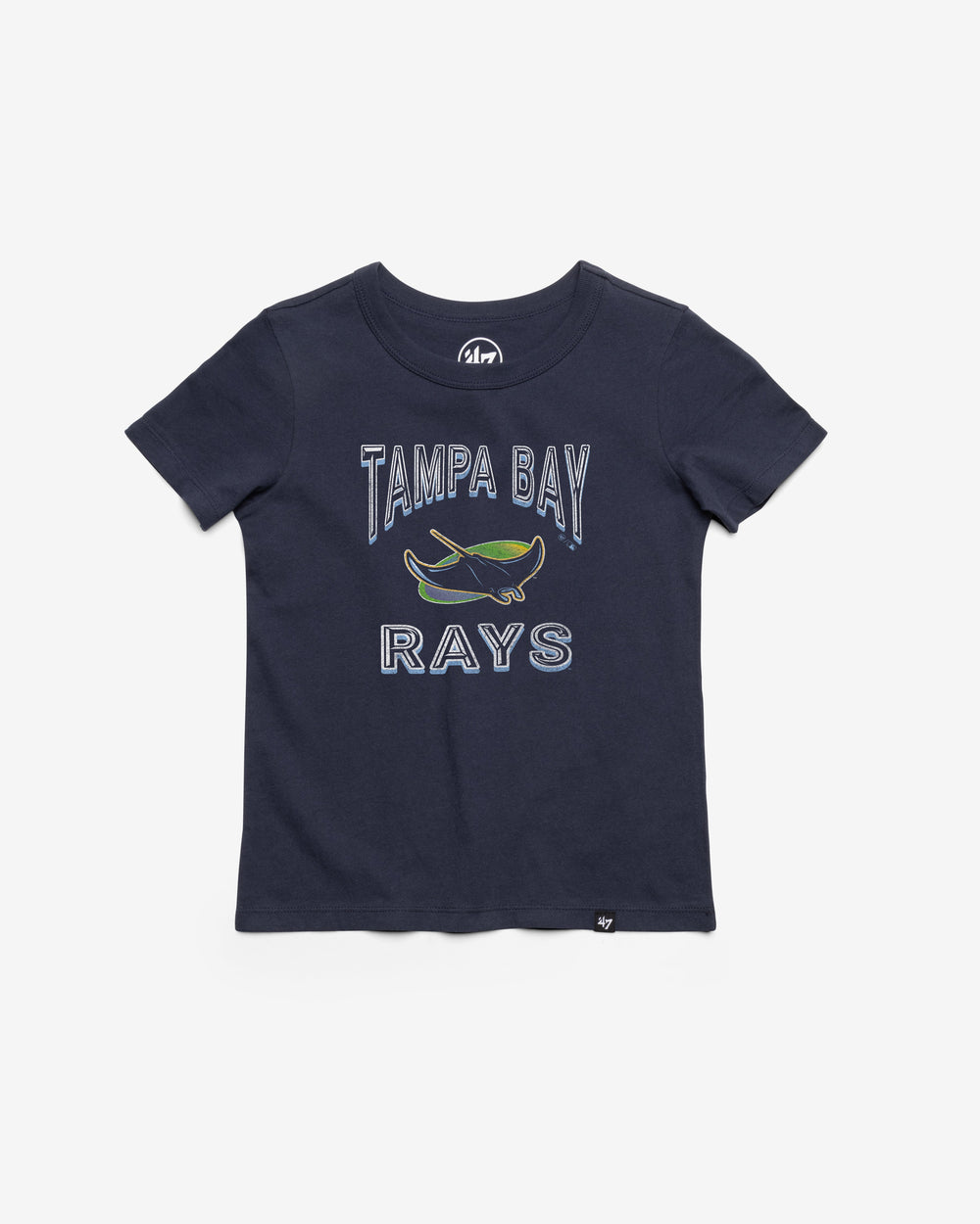 TAMPA BAY RAYS FAN OUT '47 FRANKLIN TEE KIDS ATLAS BLUE