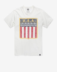 UNITED STATES USA SPANGLE '47 FRANKLIN TEE WHITE WASH