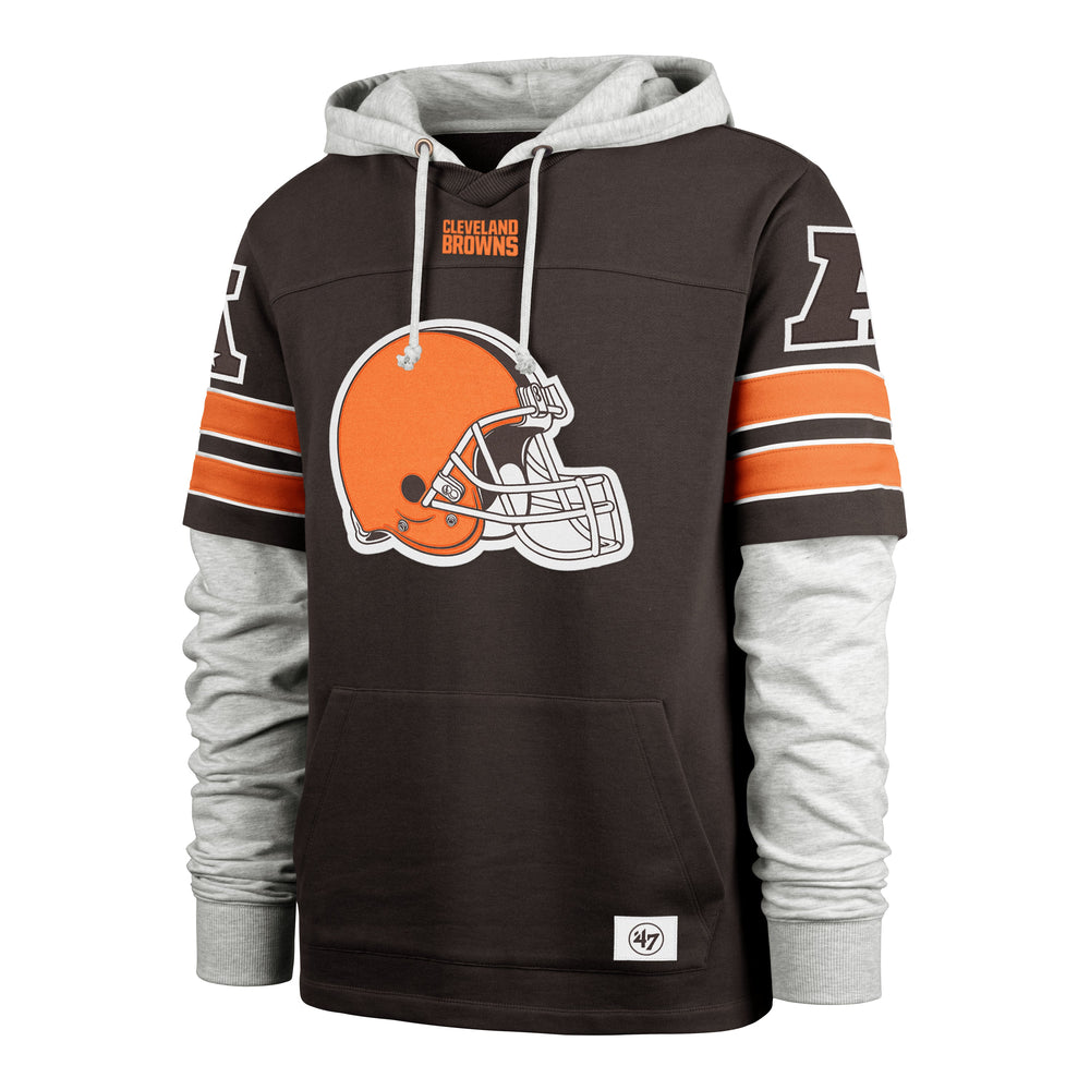 CLEVELAND BROWNS GRIDIRON BLITZ '47 CORNERBACK LACER ESPRESSO