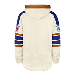 OLD TIME HOCKEY NEW YORK RANGERS VINTAGE BLUE LINE HERITAGE '47 LACER CREAM