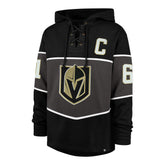VEGAS GOLDEN KNIGHTS MARK STONE '47 RUN POINT LACER HOOD JET BLACK