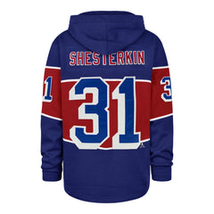 NEW YORK RANGERS IGOR SHESTERKIN '47 RUN POINT LACER HOOD ROYAL