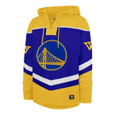 GOLDEN STATE WARRIORS TRI SATIN '47 LAYUP LACER HOOD ROYAL