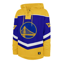 GOLDEN STATE WARRIORS TRI SATIN '47 LAYUP LACER HOOD ROYAL