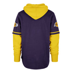LOS ANGELES LAKERS TRIFECTA '47 SHORTSTOP PULLOVER HOOD PURPLE