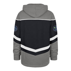 MINNESOTA TIMBERWOLVES TRI SATIN '47 LAYUP LACER HOOD FALL NAVY