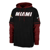 MIAMI HEAT TRIFECTA '47 SHORTSTOP PULLOVER HOOD JET BLACK