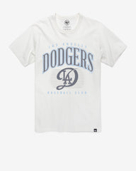 LOS ANGELES DODGERS CITY CONNECT DOUBLE HEADER '47 FRANKLIN TEE WHITE WASH
