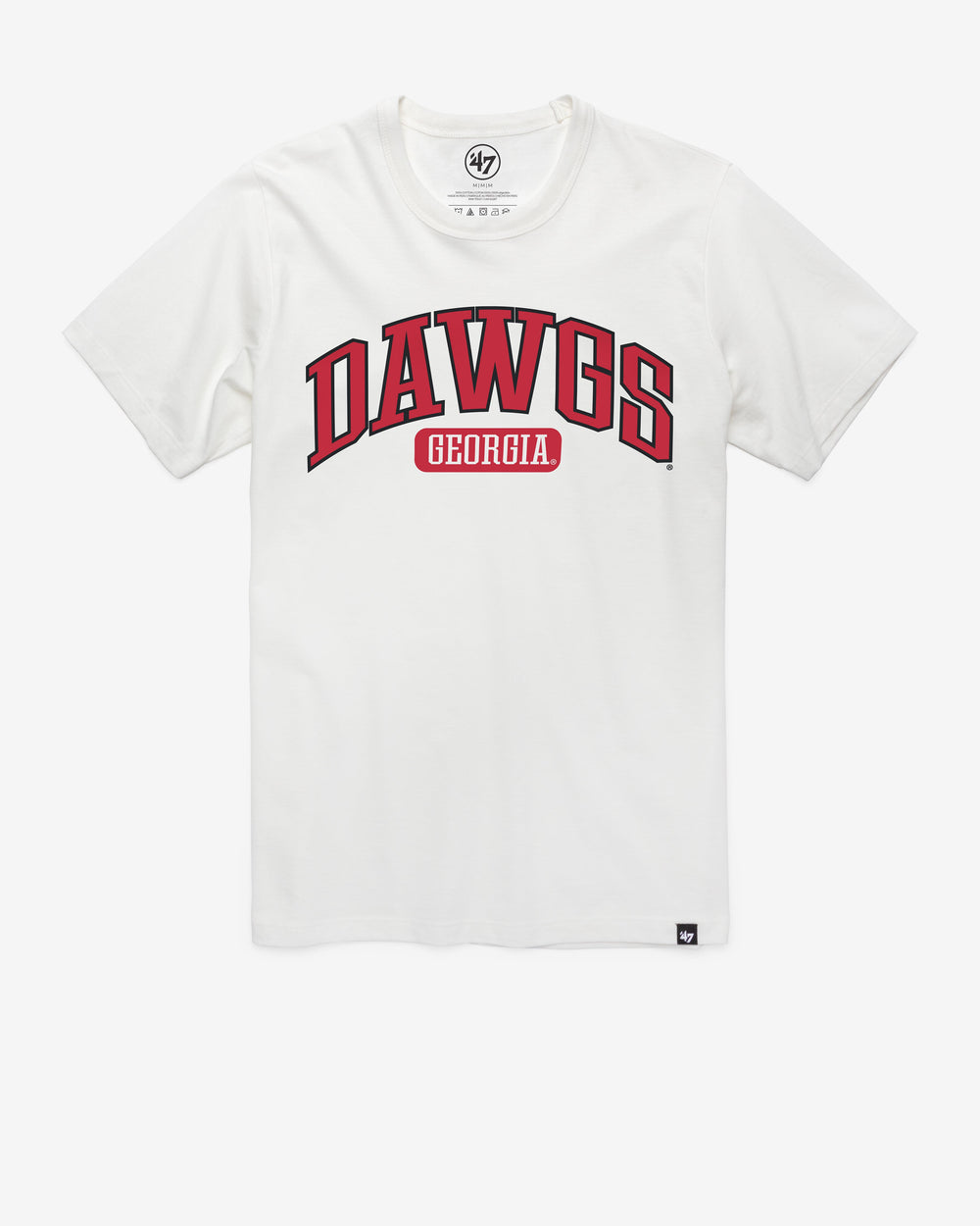 GEORGIA BULLDOGS LOCAL ARCH '47 FRANKLIN TEE WHITE WASH