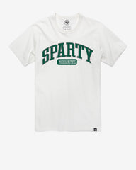 MICHIGAN STATE SPARTANS LOCAL ARCH '47 FRANKLIN TEE WHITE WASH