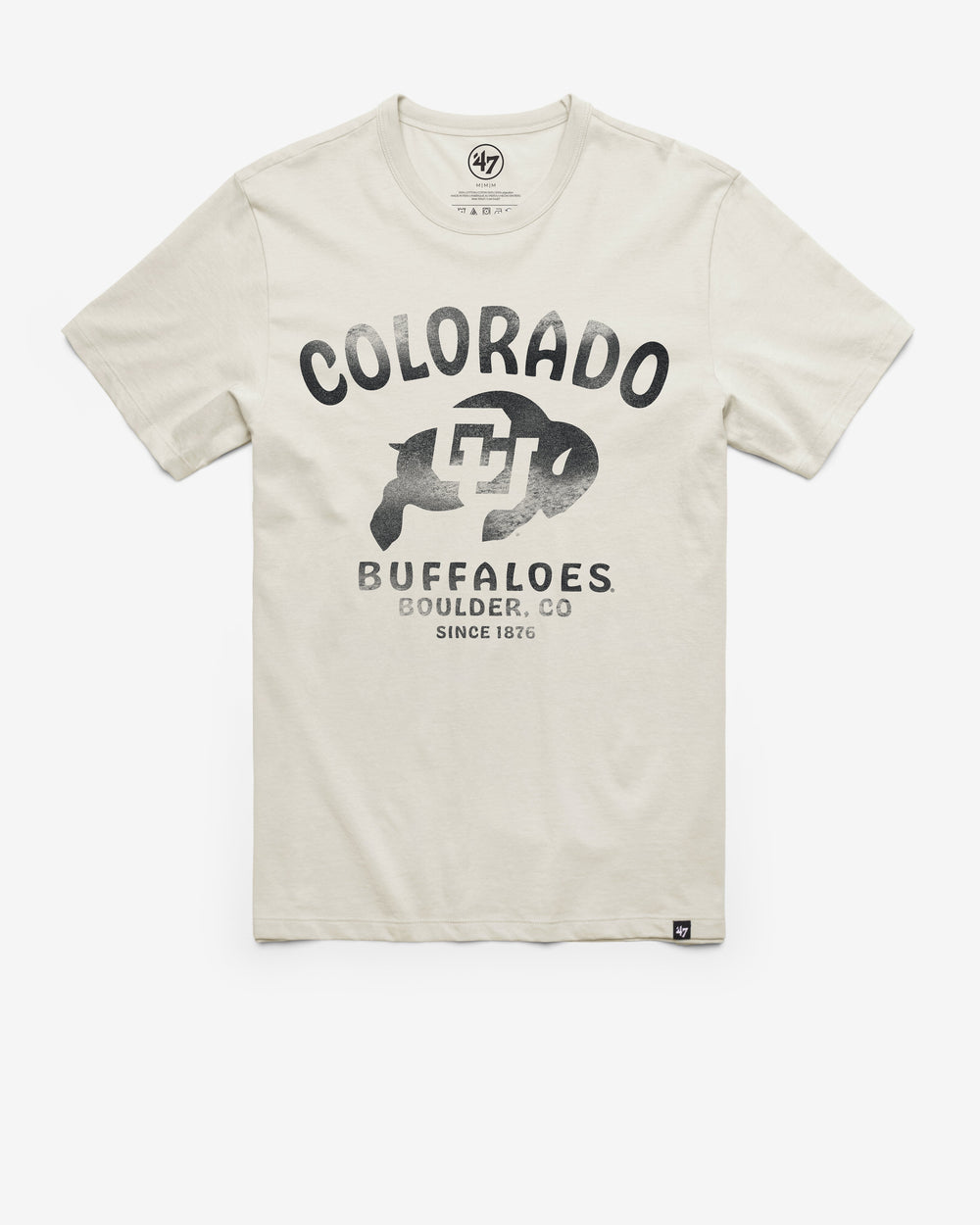 COLORADO BUFFALOES WIDE OPEN '47 FRANKLIN TEE DUNE