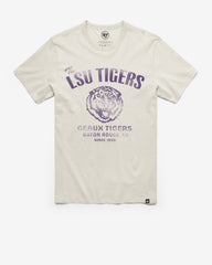 LOUISIANA STATE TIGERS LSU VINTAGE WIDE OPEN '47 FRANKLIN TEE DUNE