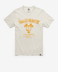 TENNESSEE VOLUNTEERS VINTAGE WIDE OPEN '47 FRANKLIN TEE DUNE
