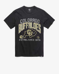 COLORADO BUFFALOES TURNED UP '47 FRANKLIN TEE FLINT BLACK