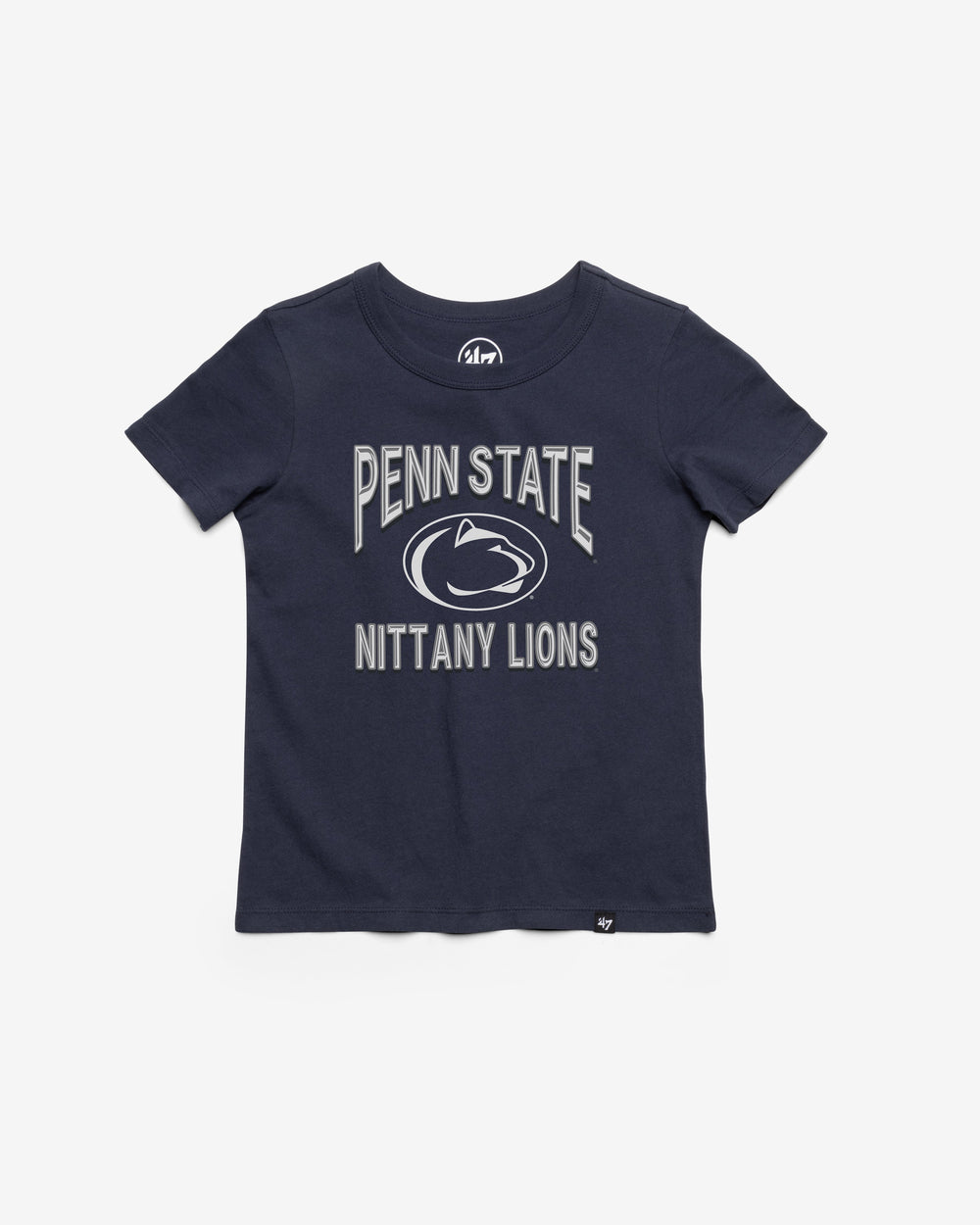 PENN STATE NITTANY LIONS FAN OUT '47 FRANKLIN TEE KIDS ATLAS BLUE