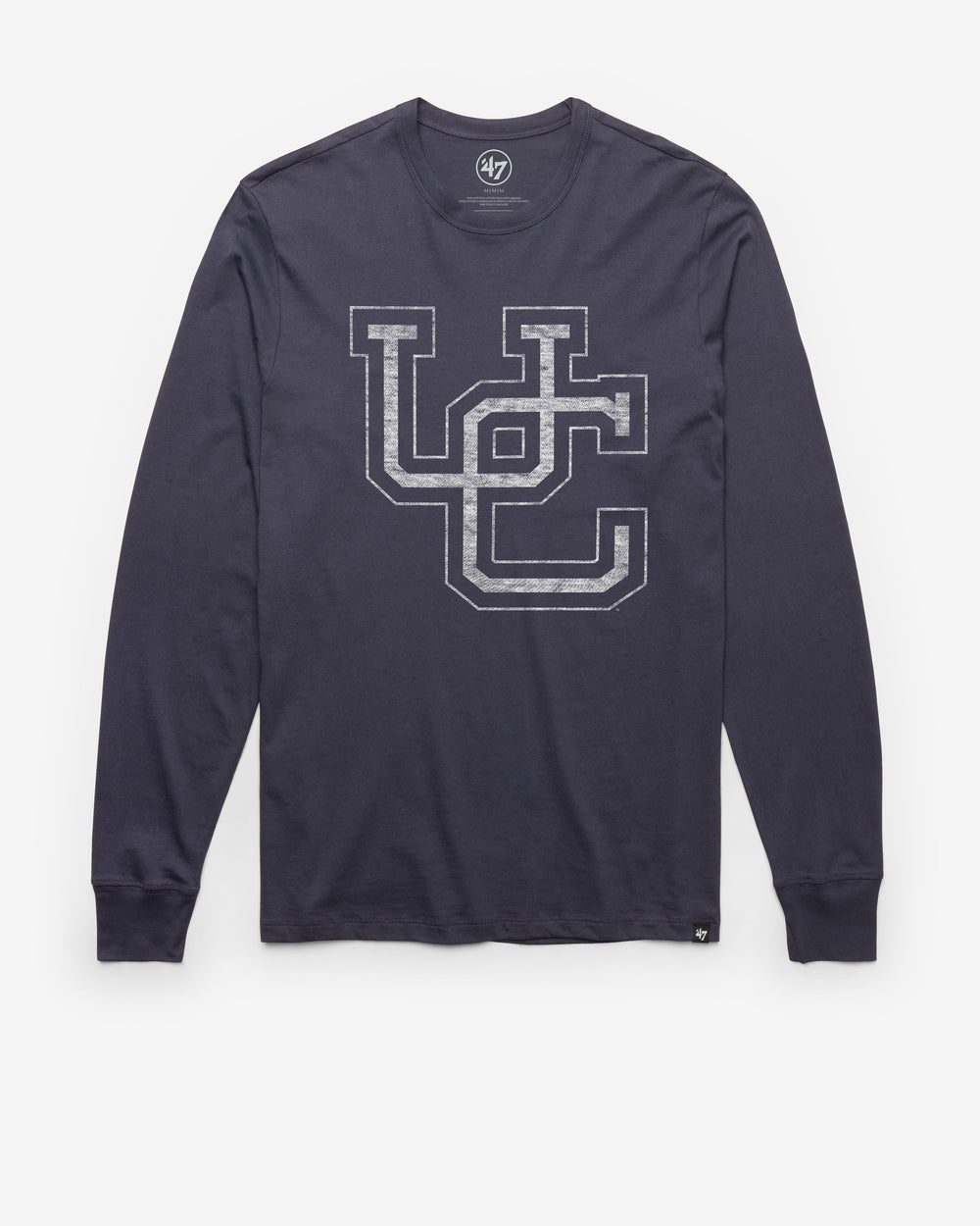 CONNECTICUT HUSKIES UCONN VINTAGE PREMIER '47 FRANKLIN LONG SLEEVE TEE ATLAS BLUE