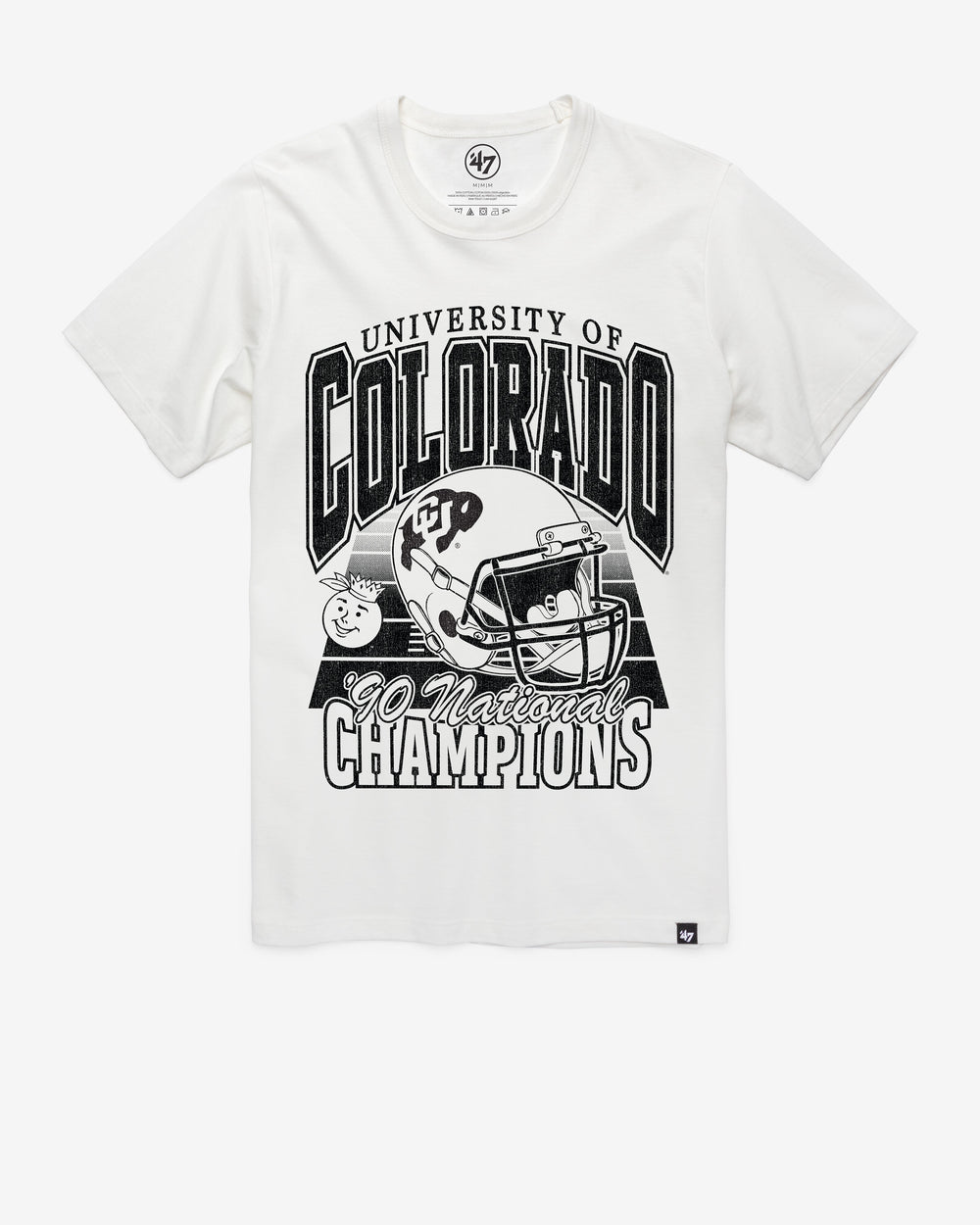 COLORADO BUFFALOES MONOCHROME '47 FRANKLIN TEE WHITE WASH