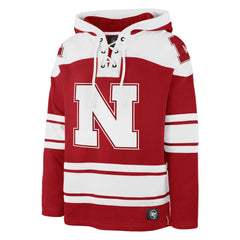 NEBRASKA CORNHUSKERS SUPERIOR '47 LACER HOOD RED