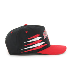 NEBRASKA CORNHUSKERS DIAMOND CUT '47 HITCH BLACK