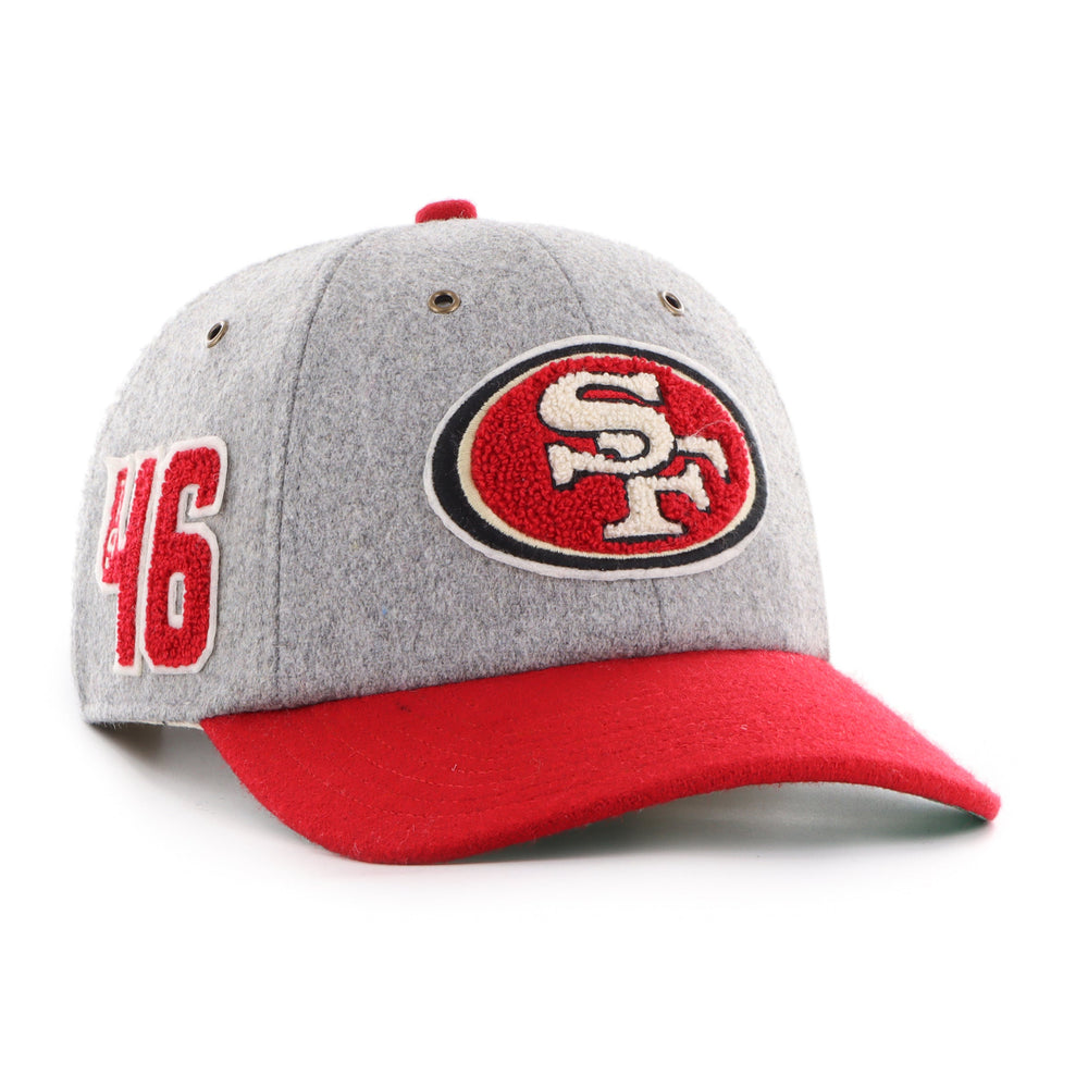 SAN FRANCISCO 49ERS OFF CAMPUS '47 CLEAN UP MID FIT GRAY