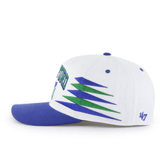 HARTFORD WHALERS VINTAGE DIAMOND CUT '47 HITCH WHITE